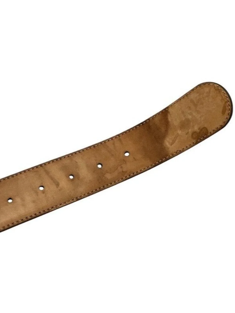 Gucci Interlocking Ivory Belt - Picture 7 of 9